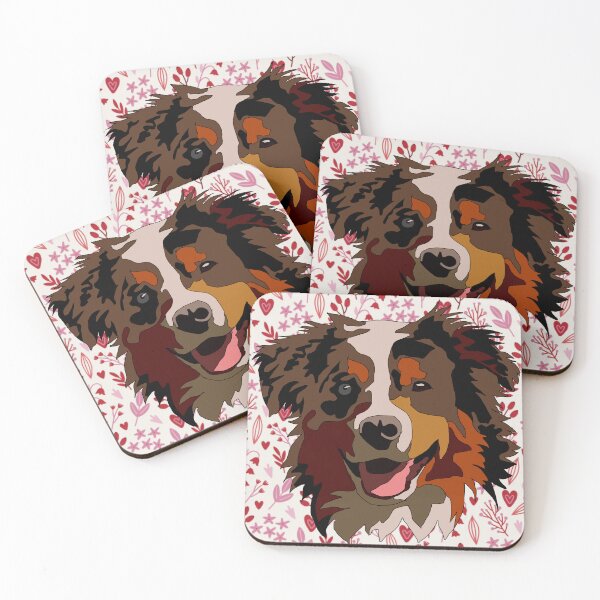 Item preview, Copy of Aussie mutt Valentine’s Day pattern designed and sold by LeahcarsArt.