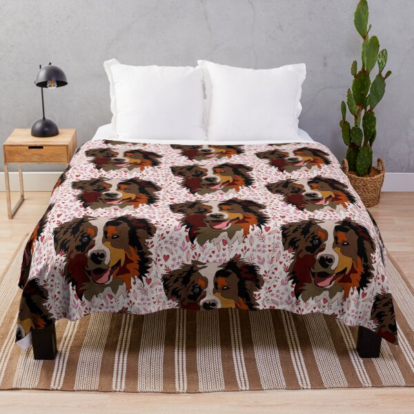 Item preview, Copy of Aussie mutt Valentine’s Day pattern designed and sold by LeahcarsArt.