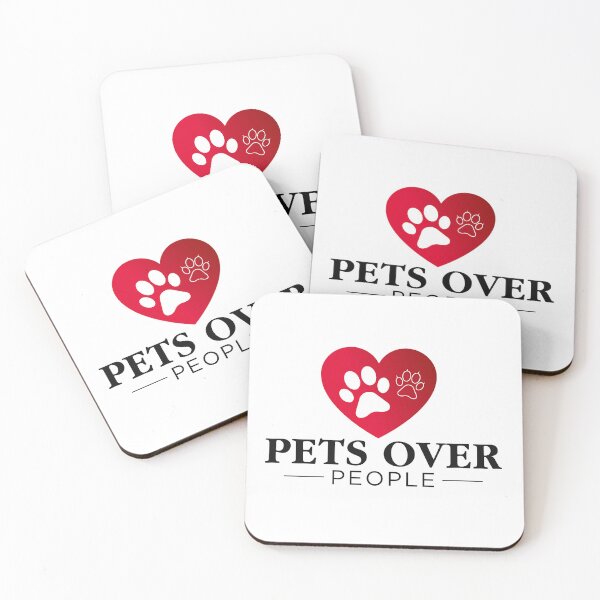 Item preview, Pets Over People Heart Paw Print Illustration designed and sold by PixelGrafiks.