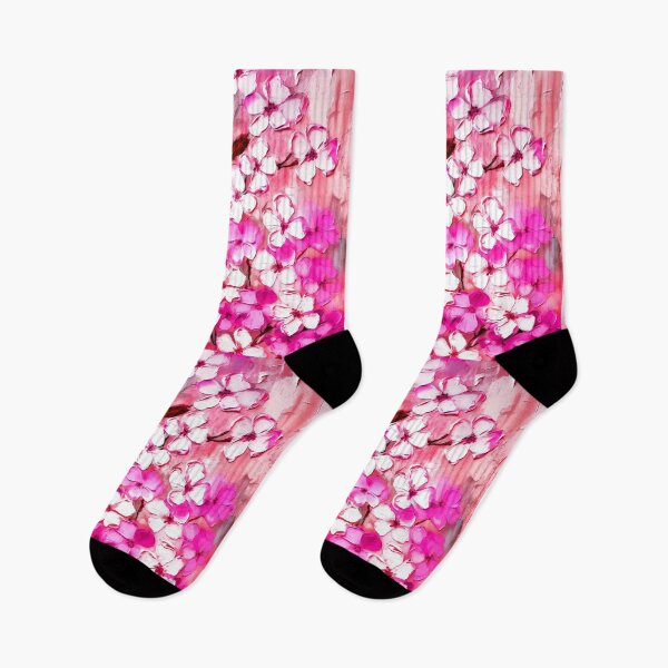 Artikelvorschau, Leuchtend pinke und cremefarbene Blumen-Grunge-Ästhetik entworfen und verkauft von DEC02.