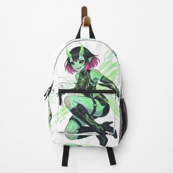 Item preview, Bright green circuit pattern Cyber Demon designed and sold by OtterlyAssets.
