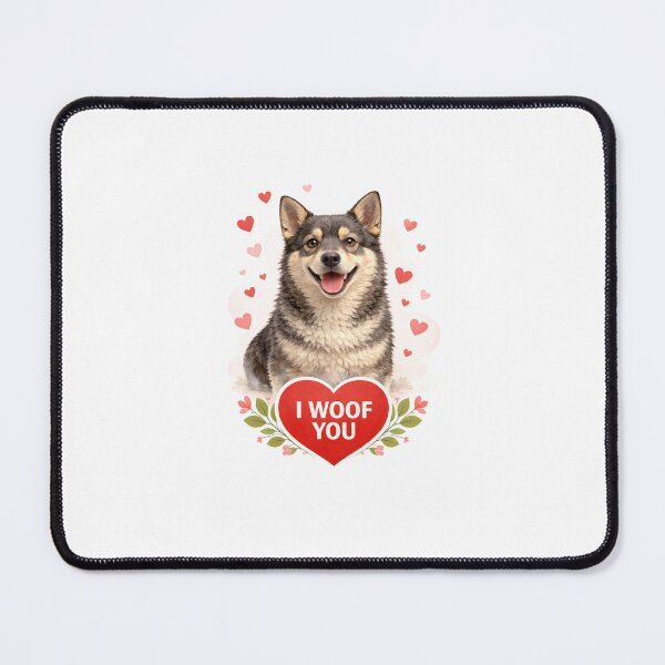 Item preview, I love you Swedish Vallhund designed and sold by TheVallhundStop.