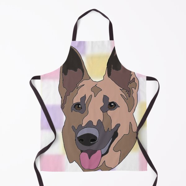 Item preview, Copy of German shepherd mutt pastel pattern designed and sold by LeahcarsArt.
