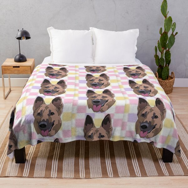 Item preview, Copy of German shepherd mutt pastel pattern designed and sold by LeahcarsArt.
