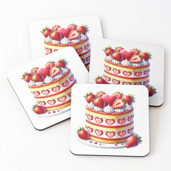 Item preview, My Sweet Valentine Cake - Heart Dessert Love Art designed and sold by FuzionRaptor.