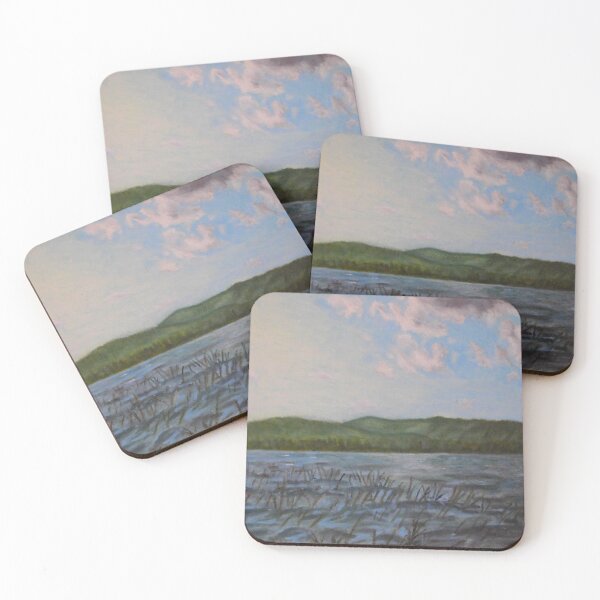 Item preview, Windy Pond Painting Print designed and sold by Mel Katcharian.