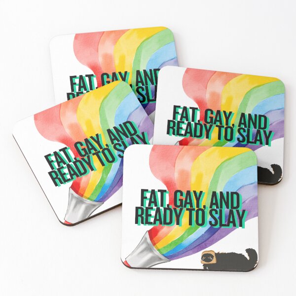 Item preview, Fat, Gay, will slay designed and sold by AtomicExotic.