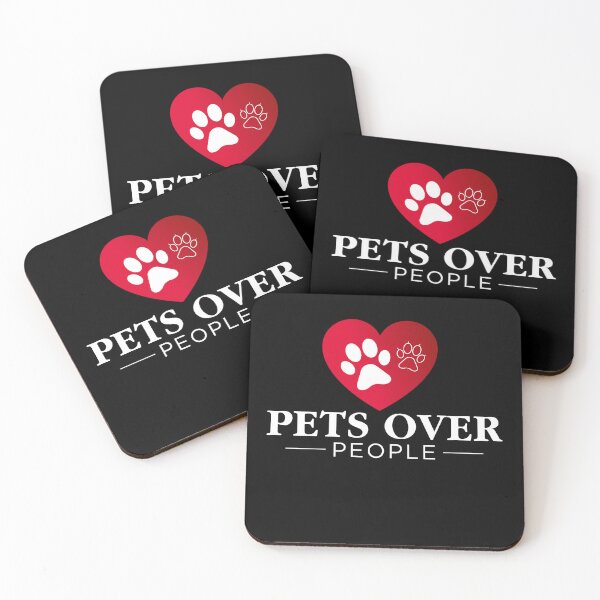Item preview, Pets Over People Heart Paw Print Artwork designed and sold by PixelGrafiks.
