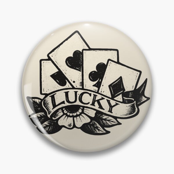 Item preview, Jerry "Lucky" " Traditional American Tattoo B&W designed and sold by Coolector.