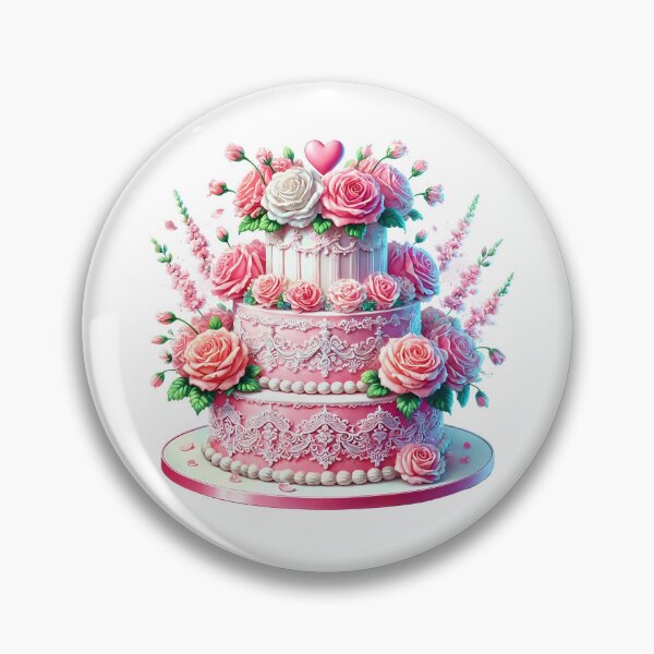 Item preview, Gourmet Valentine Love Cake - Sweet Heart Dessert Art designed and sold by FuzionRaptor.