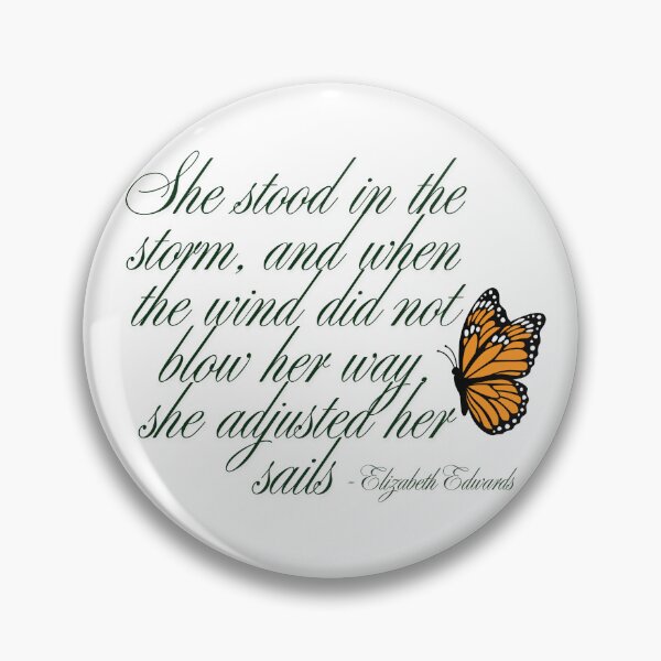 Item preview, She stood in the storm - motivational quote  designed and sold by Inspired2Live.