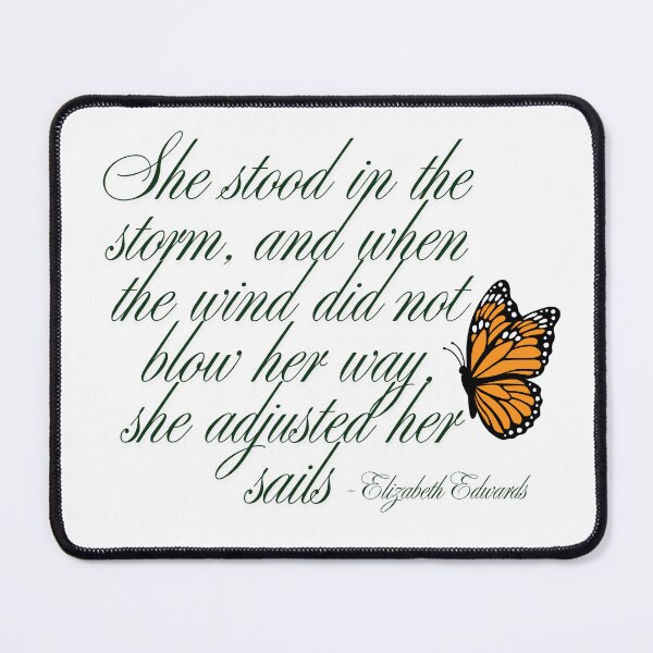 Item preview, She stood in the storm - motivational quote designed and sold by Inspired2Live.