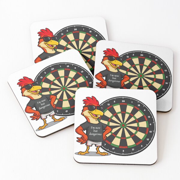 Item preview, I’m New But Dangerous – Funny Darts Mascot Shirt designed and sold by GreennieArt.