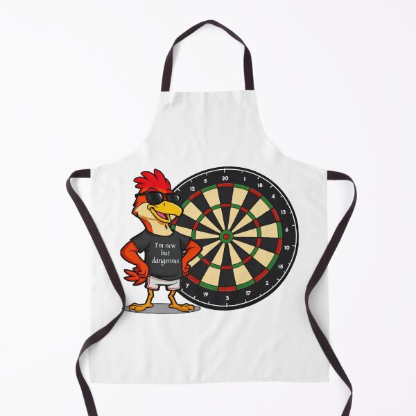 Item preview, I’m New But Dangerous – Funny Darts Mascot Shirt designed and sold by GreennieArt.