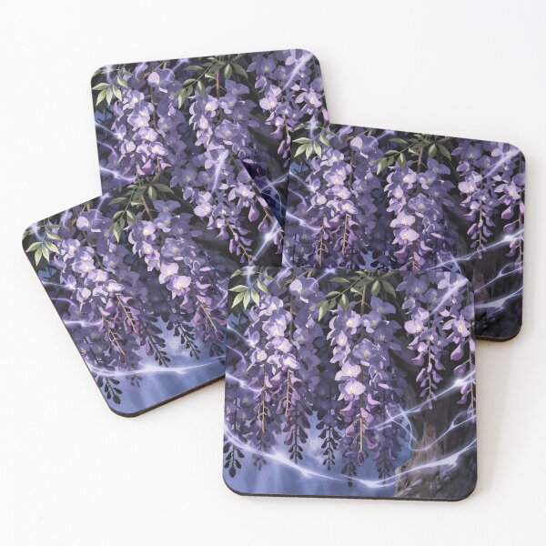 Item preview, Midnight Wisteria Nexus – Dark Fantasy Bloom designed and sold by EmeraldeaArt.
