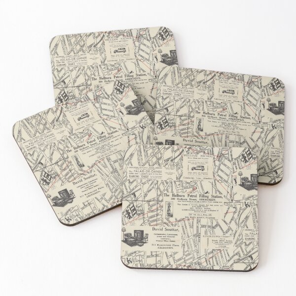 Item preview, Aberdeen Map and Adverts designed and sold by Liberty Lists.
