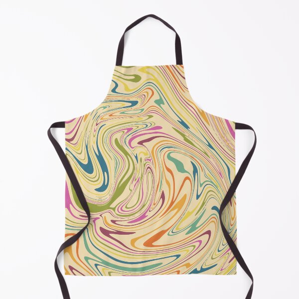 Item preview, Retro Psychedelic Marble Swirl - Groovy 70s Fluid Art Abstract designed and sold by DeeLulu.