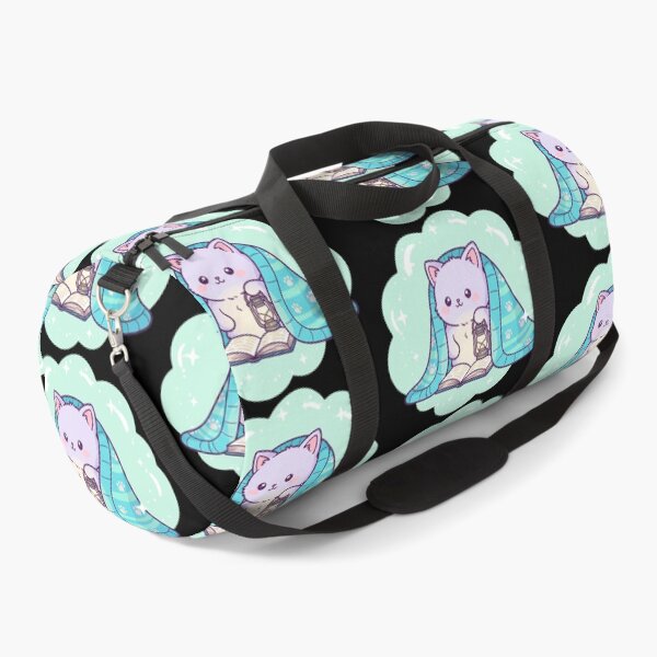 Item preview, Kawaii nocturnal Reading Cat - Cozy Bookworm Bibliophile Aesthetic designed and sold by DogLord.