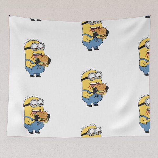 Item preview, Hungry Minion Burger Time designed and sold by LuloCreative.