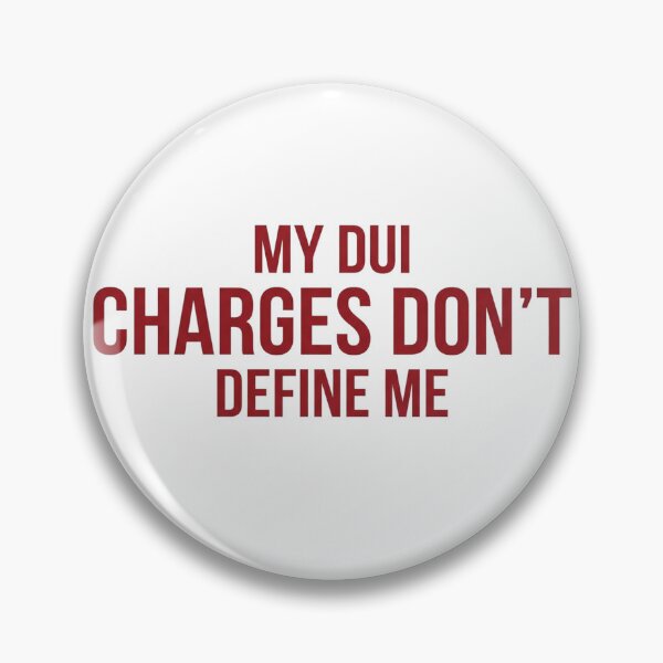Item preview, Retro Accountability Humor My DUI Charges Dont Define Me designed and sold by GridText.