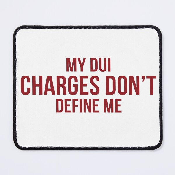 Item preview, Retro Accountability Humor My DUI Charges Dont Define Me designed and sold by GridText.