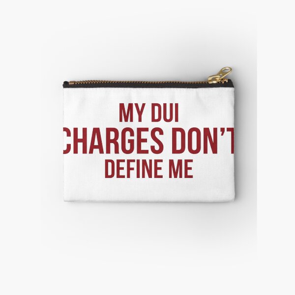 Item preview, Retro Accountability Humor My DUI Charges Dont Define Me designed and sold by GridText.