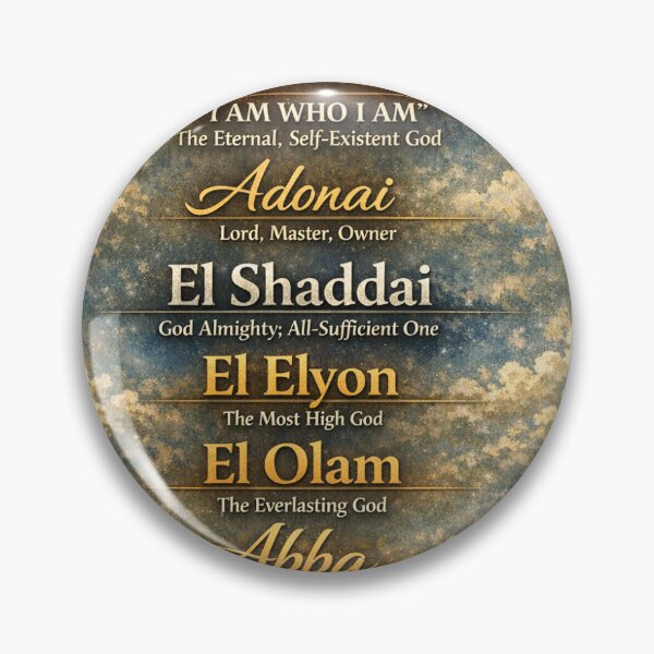 Item preview, The names that represent Gods doings and who He is designed and sold by TheProverbsMom.