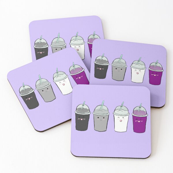 Item preview, Asexual Flag Sticker designed and sold by Mel Katcharian.