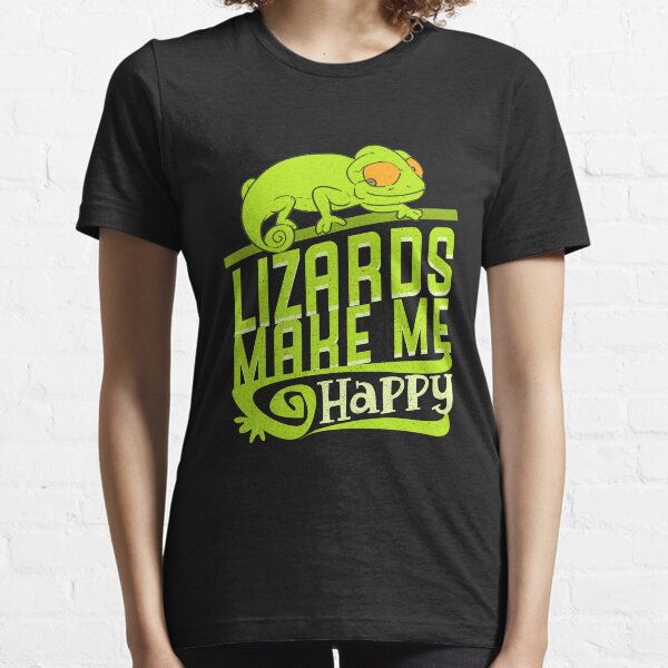 Lizards make Me Happy Tee Awesome Lizard Day Essential T-Shirt