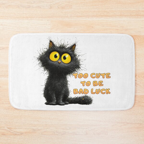 Item preview, Too Cute to Be Bad Luck - Friday the 13th designed and sold by TherezaDesign.