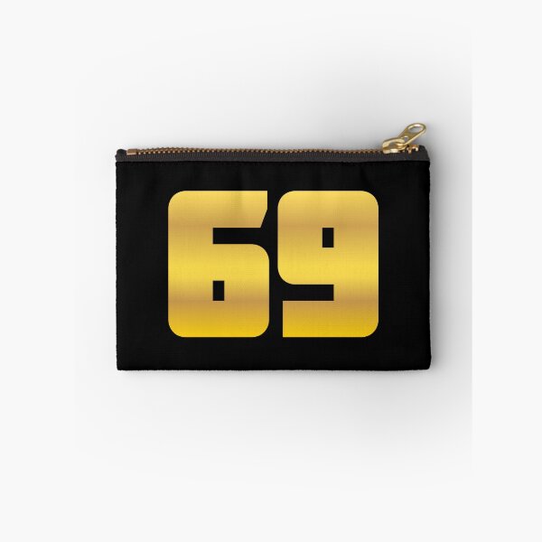 Item preview, 69, Sixty-Nine Thick Golden Bold designed and sold by Memes N Lore .