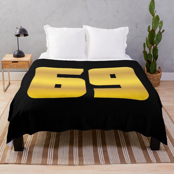 Item preview, 69, Sixty-Nine Thick Golden Bold designed and sold by Memes N Lore .