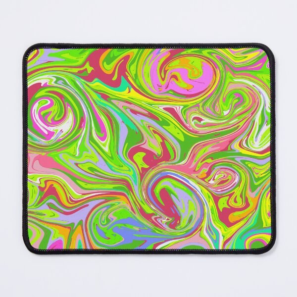 Item preview, Neon Psychedelic Marble Swirl - Trippy 90s Rave Abstract Pattern designed and sold by DeeLulu.
