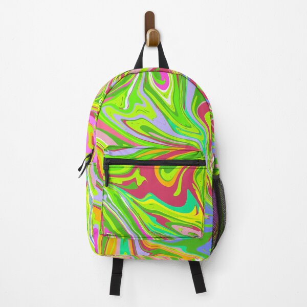 Item preview, Neon Psychedelic Marble Swirl - Trippy 90s Rave Abstract Pattern designed and sold by DeeLulu.