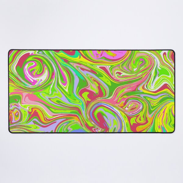 Item preview, Neon Psychedelic Marble Swirl - Trippy 90s Rave Abstract Pattern designed and sold by DeeLulu.