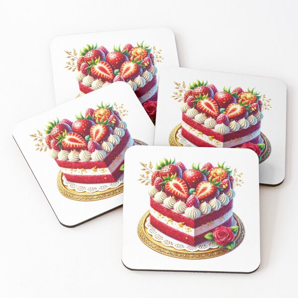 Item preview, Lovely Valentine Cake - Romantic Sweet Heart Dessert designed and sold by FuzionRaptor.