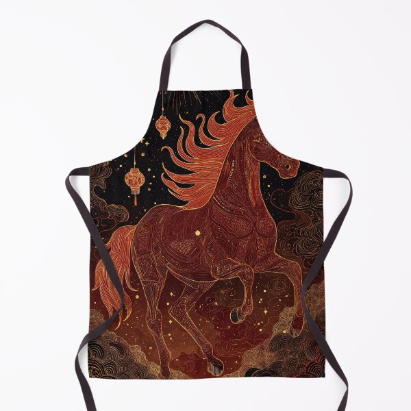 Item preview, Celestial Fire Horse Lantern Night designed and sold by Turocks.
