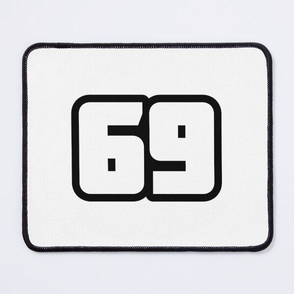 Item preview, 69, Sixty-Nine Thick Bold Outline designed and sold by Memes N Lore .