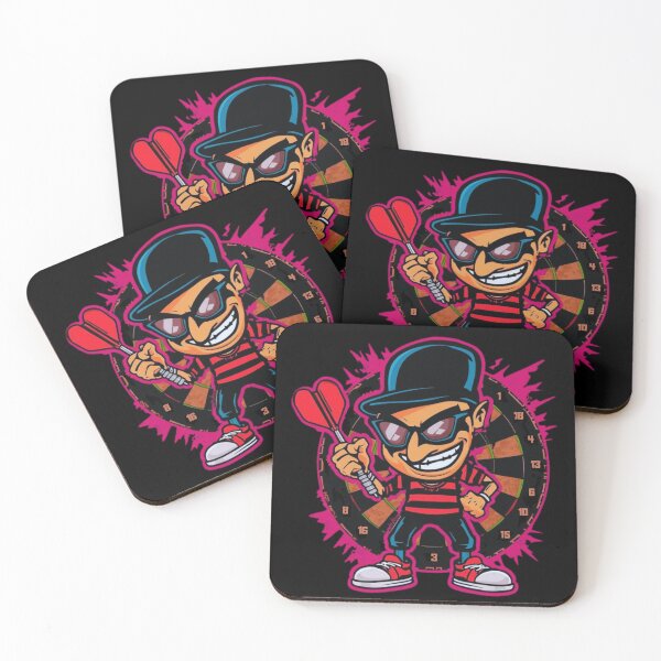Item preview, Street Darts Rebel – Bold Dart Player Illustration designed and sold by GreennieArt.