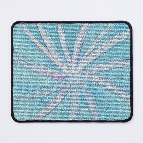 Item preview, Turquoise Scraped Star Abstract designed and sold by JennyRoseArt.