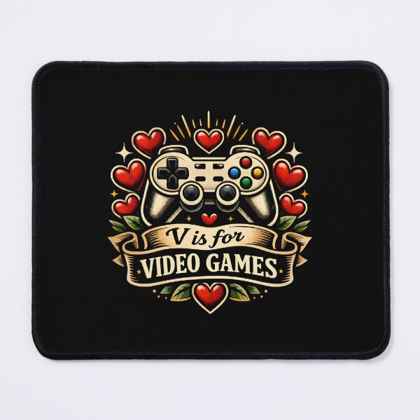 Item preview, V is For Video Games designed and sold by DemureArtsy.