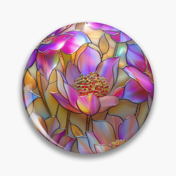 Item preview, Zen Garden Stained Glass Style designed and sold by MargaretWiktor.