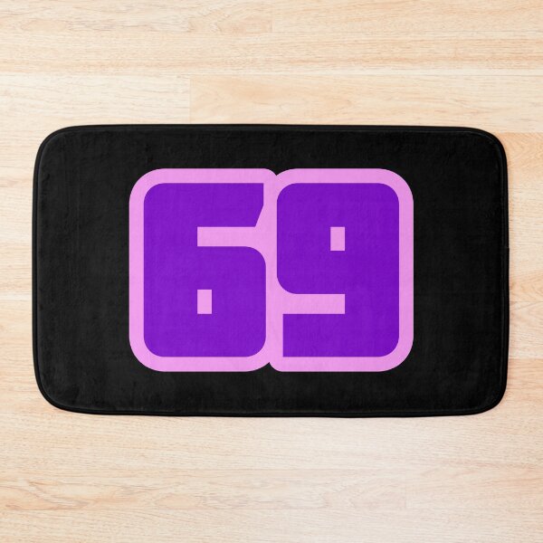 Item preview, 69, Sixty-Nine Thick Bold Pink Outline designed and sold by Memes N Lore .