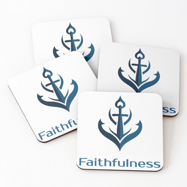 Item preview, Faithfulness Visually Represented by An Anchor - Virtual Squad designed and sold by WayOutWorks.