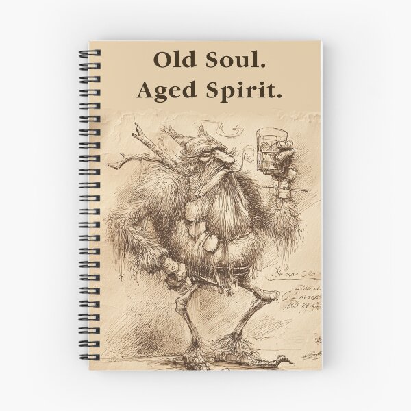 Item preview, Old Soul Viking with Whiskey | Rustic Sketch designed and sold by CodeDistilled.