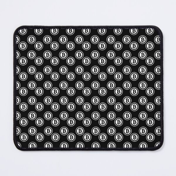 Item preview, Bitcoin Pattern Black White designed and sold by WAMTEES.
