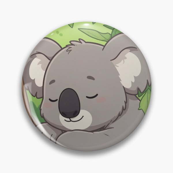 Item preview, Sleepy Anime Koala Napping in Tree  designed and sold by LauraMK.