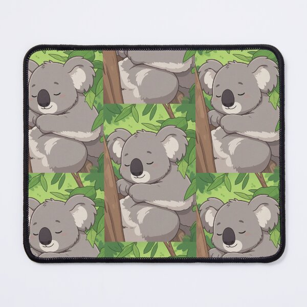 Item preview, Sleepy Anime Koala Napping in Tree designed and sold by LauraMK.
