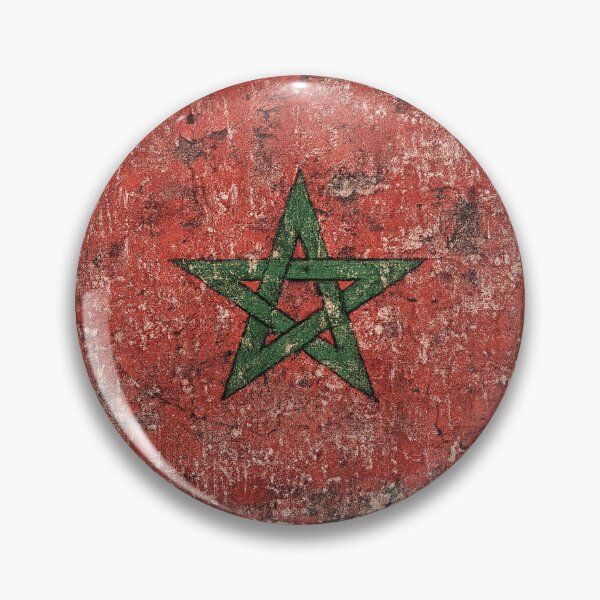 Item preview, Disstresed Moroccan Flag - Moroccan Pride Passion and History designed and sold by first-shirt ⭐ ⭐ ⭐ ⭐ ⭐.