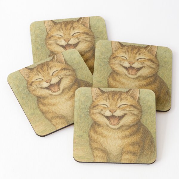 Item preview, Laughing Cat designed and sold by TinCatOutPost.